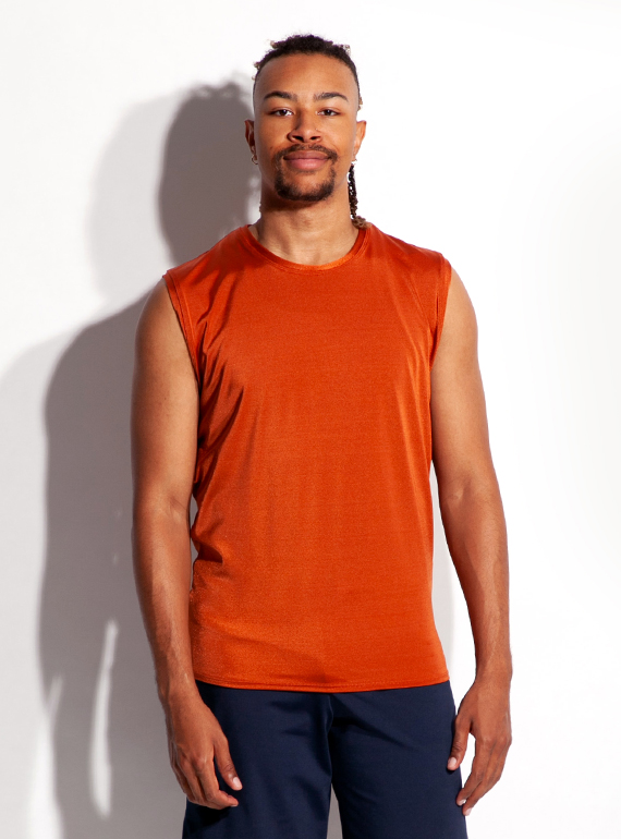 Crew Neck Sleeveless Shirt