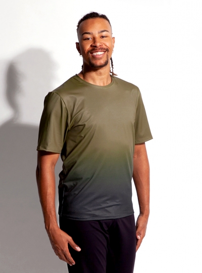 Ombre Crew Neck Short Sleeve - Men & Boys