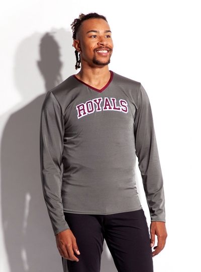 V Neck Long Sleeve Shirt - Men & Boys