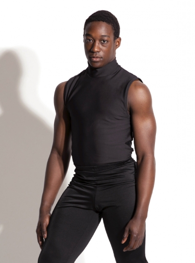 Dri-Stretch Sleeveless Mock Neck Leotard - Men & Boys