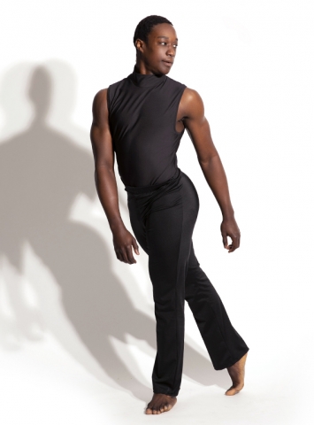 Black sleeveless mock turtleneck on sale