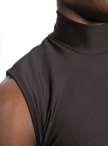 Mens sleeveless mock turtleneck hotsell
