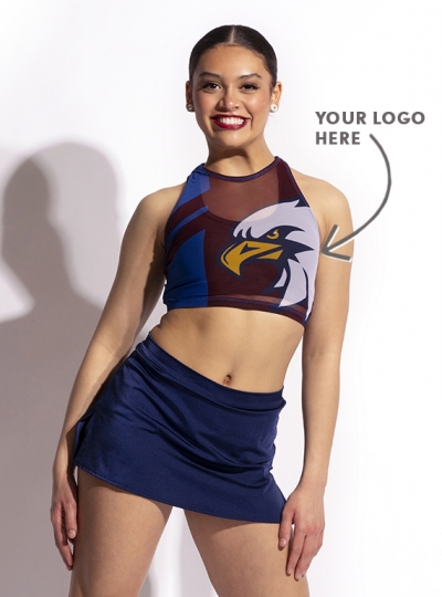 202 Duel Mesh Overlay Custom Logo