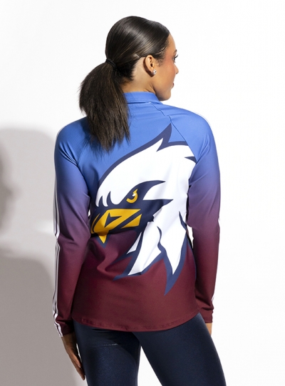 Axel Raglan Ombre Stripe Jacket Custom Logo