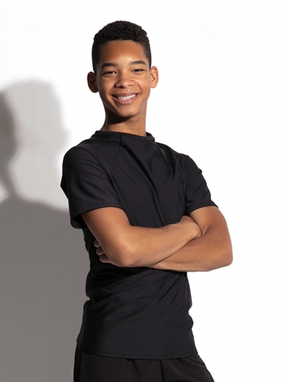 Crew Neck Raglan Short Sleeve Shirt - Men & Boys