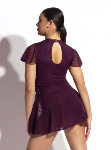 Hallie Rhinstone Skirt/Cowl Back Top Hallie Rhinstone Skirt/Cowl Back Top