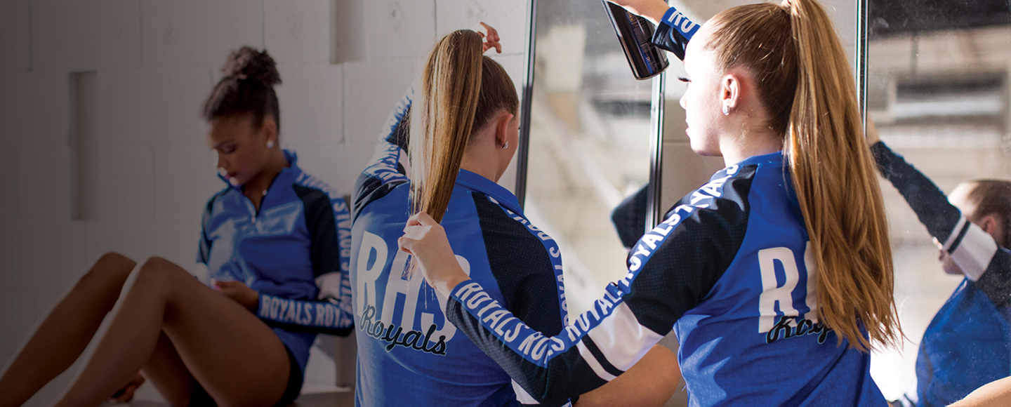 Custom dance team jackets and warmups. Made-to-order for you and your team.