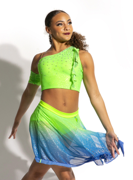 Cely Glitter Mesh Long Line