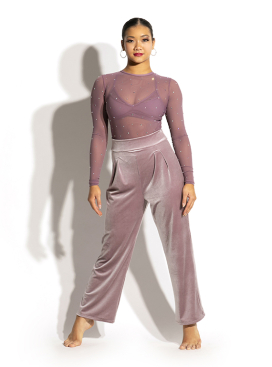 Chemise Velvet Unitard Set