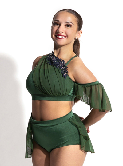 Nina Crop with Appliques