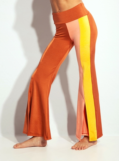 Bell Bottom Stripe Pant