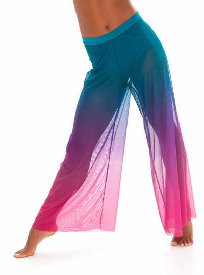 Gaucho Ombre Mesh Pants
