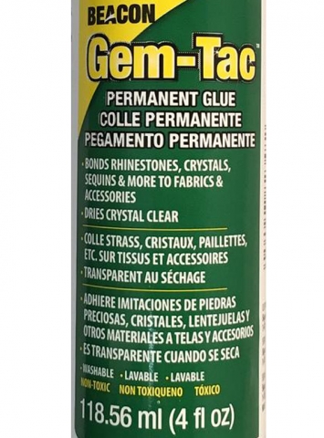 Gem-Tac Permanent Glue - 4 fl. oz