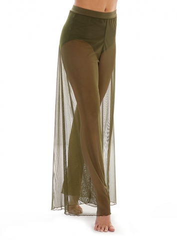 Mesh outlet flowy pants