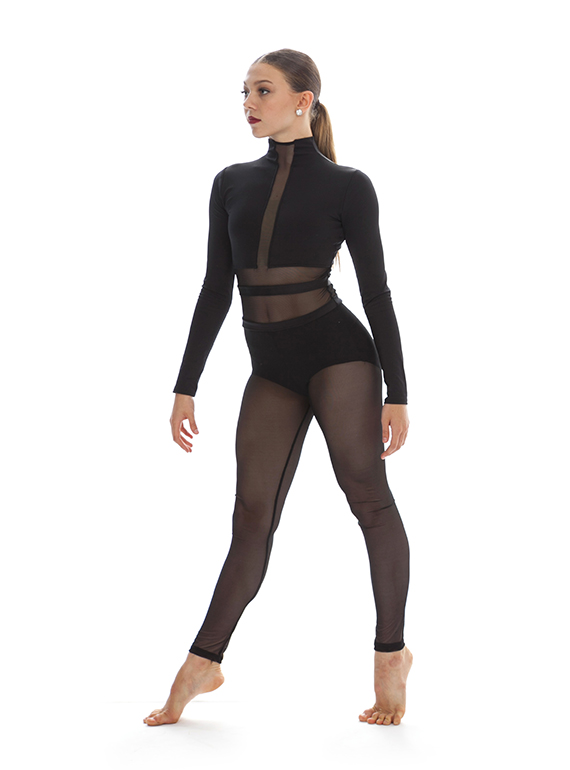 Black unitard dance clearance