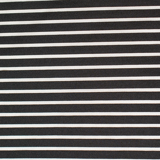 Striped Mesh - Black